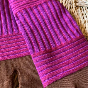 TOPANGA SOCKS 　Lady's　足袋チューブソックス　パープル