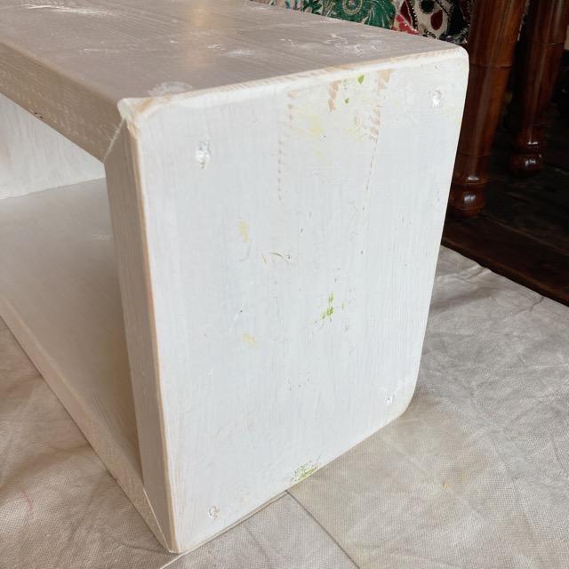 TOPANGA Furniture　カラフルウッドボックス　Mサイズ／ホワイト