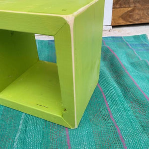 TOPANGA Furniture　カラフルウッドボックス　Sサイズ/グリーンA