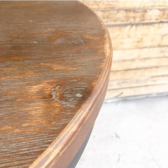 【倉庫直送】【送料無料】リフティング　バーテーブル　ブラック　パインウッド　スチール　インダストリアル　ハイテーブル