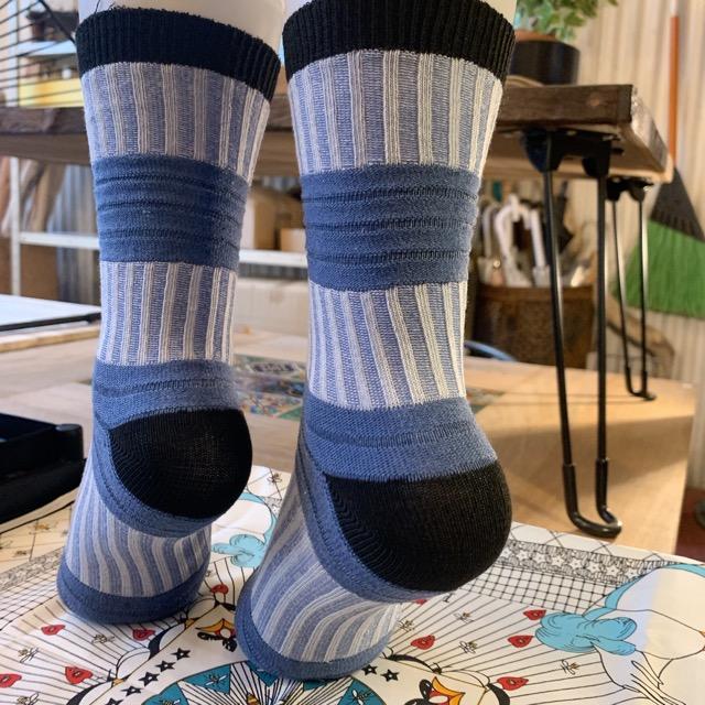 TOPANGA SOCKS 　チューブソックス　ブルー