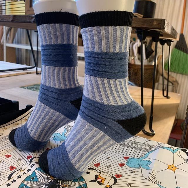 TOPANGA SOCKS 　チューブソックス　ブルー