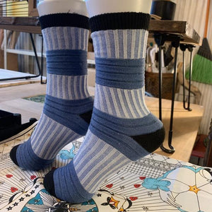 TOPANGA SOCKS 　チューブソックス　ブルー