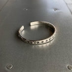 TOPANGA Jewelry　スターラインバングル　ブレスレット　シルバー925　レトロ　シンプル　ギフト　プレゼント　スマートバングル　星