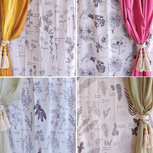 Landscape Curtain 110×180cm Flower 2