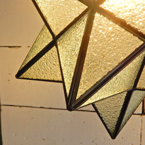 TOPANGA 70's STAR LAMP Big Star Glass Pendant Lamp デザインガラス