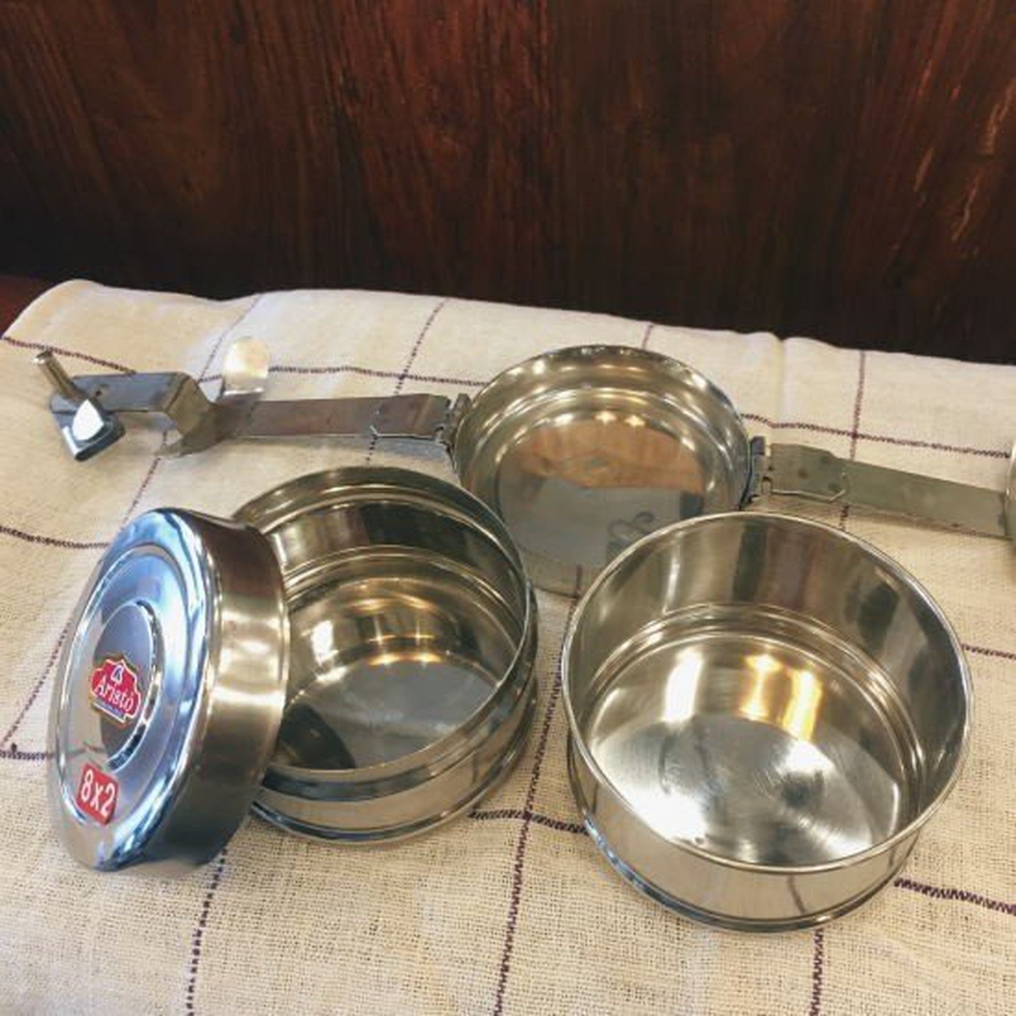 Stainless steel Bombay lunch box