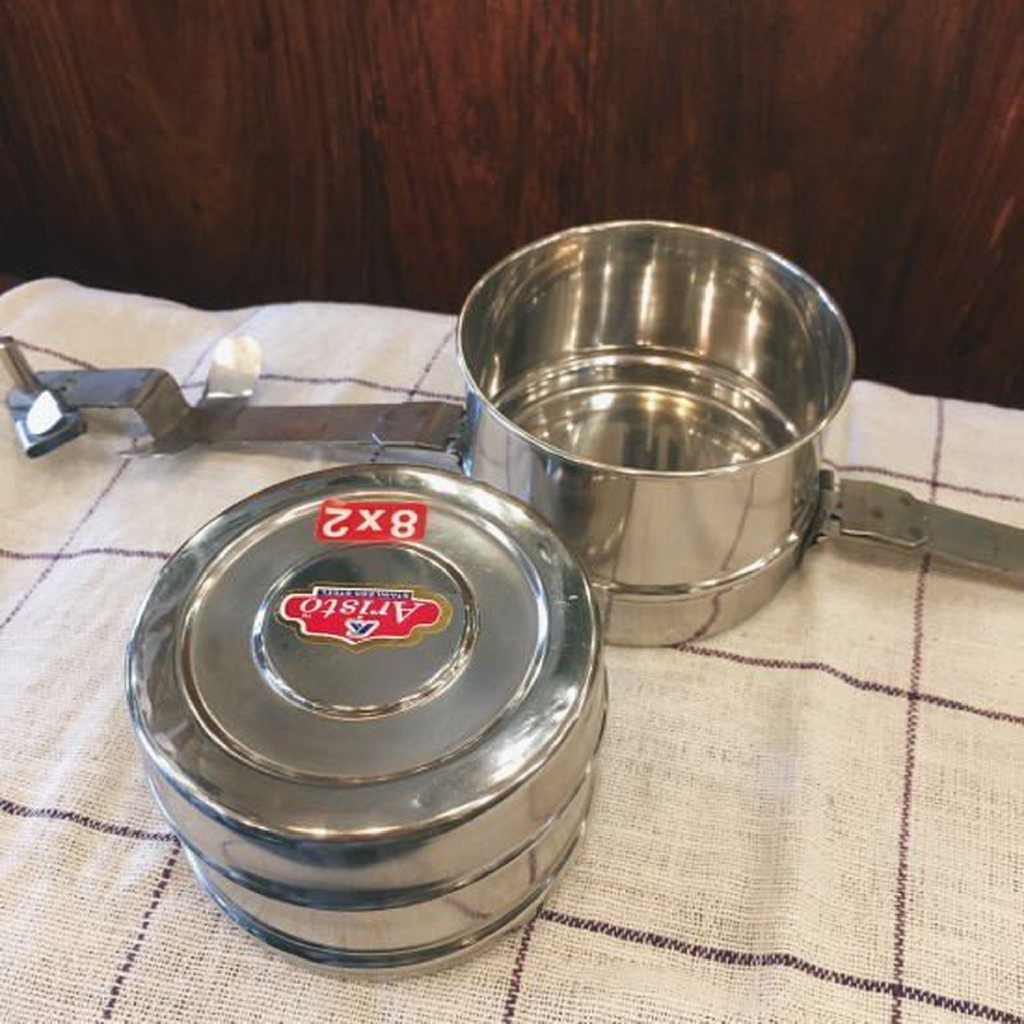 Stainless steel Bombay lunch box