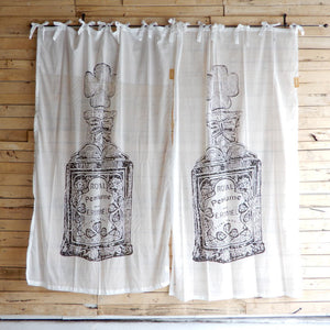 Vintage Style Curtains 110x180cm Perfume