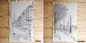 Landscape Curtain 110×180cm Paris