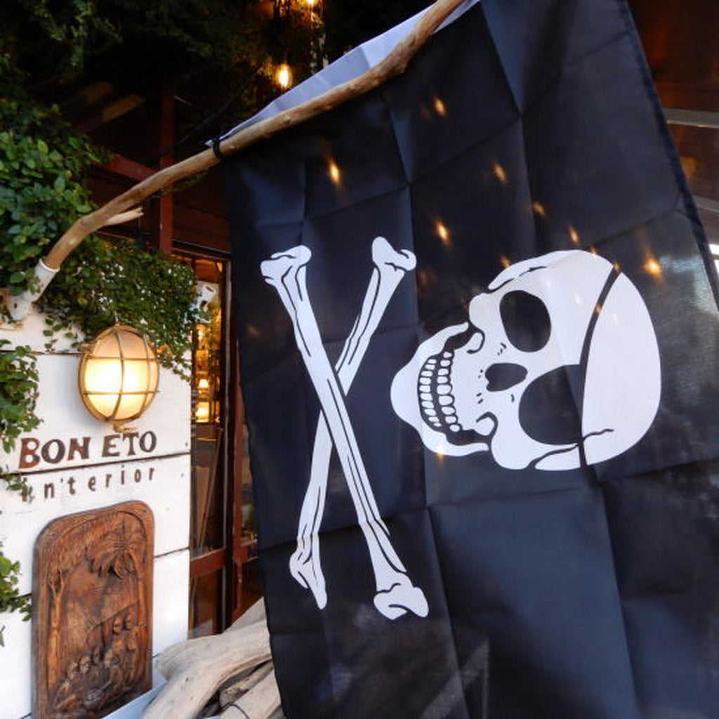 TOPANGA INTERIOR　Skull&Cross Bone Flag TypeC