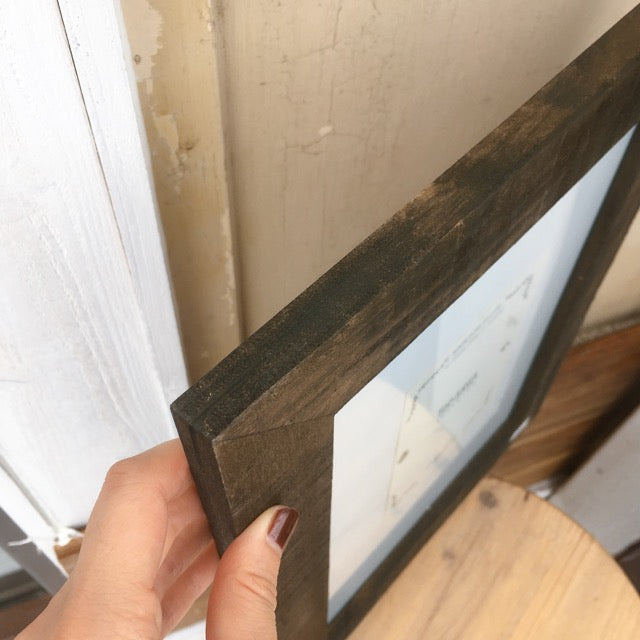 ポプラウッドフレーム　　A4サイズ/ブラウン