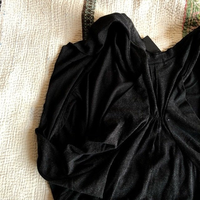 バタフライタンクトップ　チャコールグレー