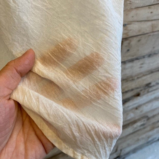 Cotton voile tank top in natural