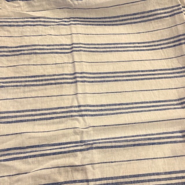 Single fitted sheet, blue border/S