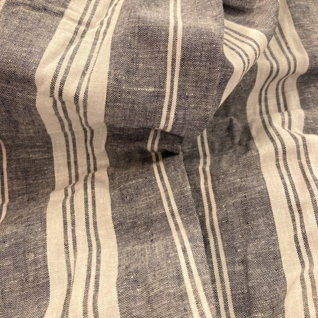 セミダブルボックスシーツ　ブルーストライプ/SD