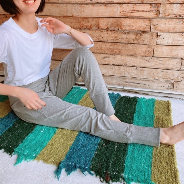 ドロップクロッチヨガパンツ　グレー