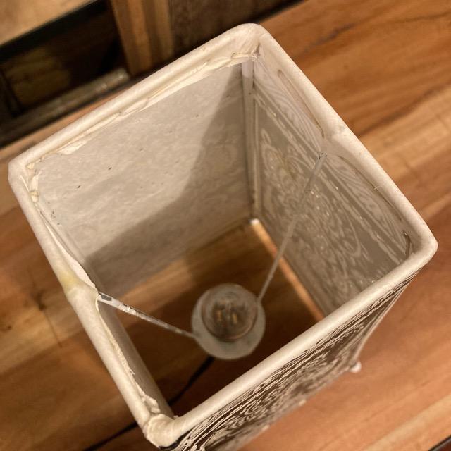 ハンドペイントゴートレザーランプ　オレンジ