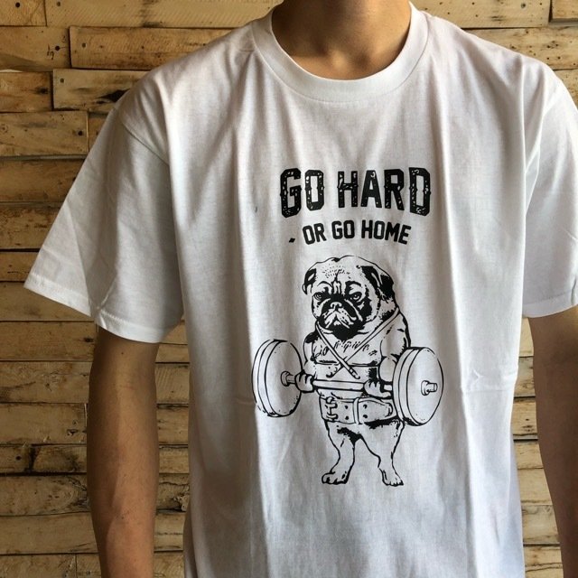 TOPANGA Men’ｓ Go Hard　Tシャツ　ホワイト