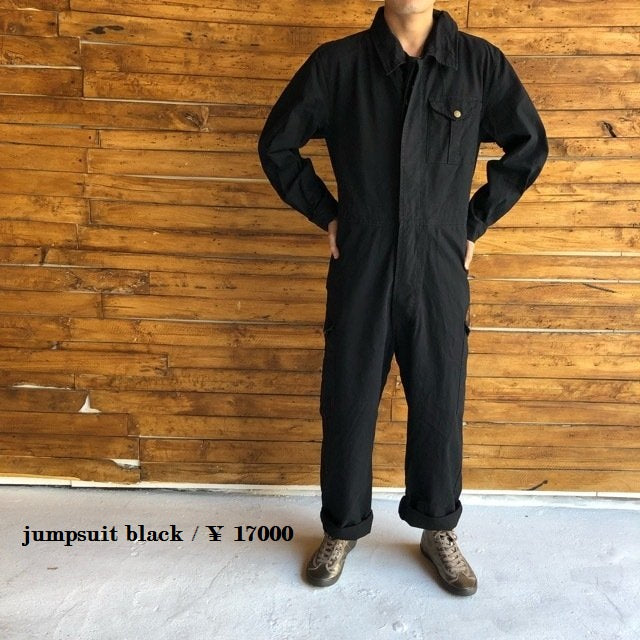 Topanga Men's　オーバーサイズジャンプスーツ　ブラック