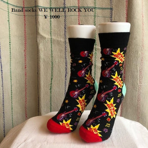 TOPANGA SOCKS　バンドソックス　WE WELL ROCK YOU