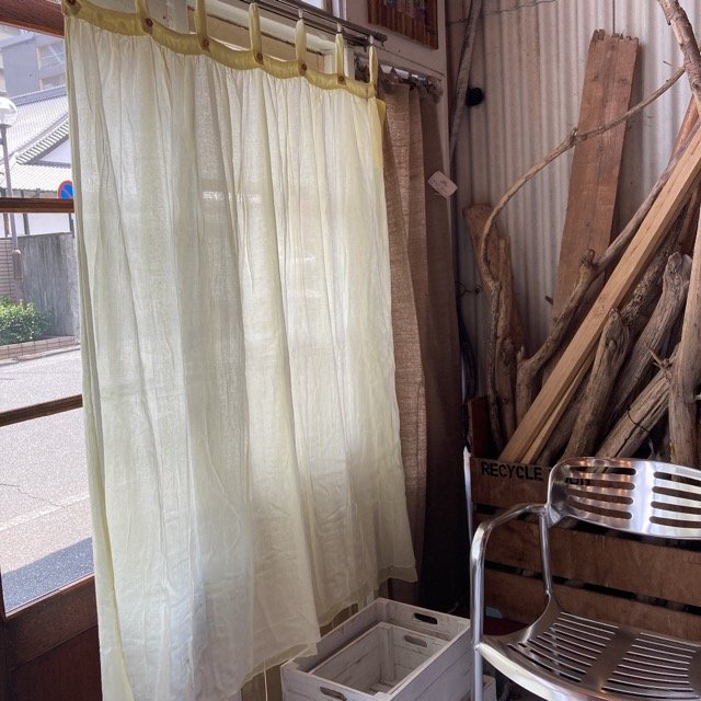 Double Gauze Curtains White