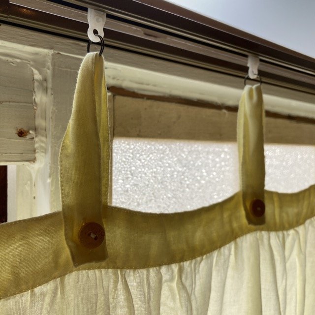 Double Gauze Curtains White
