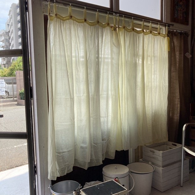 Double Gauze Curtains White