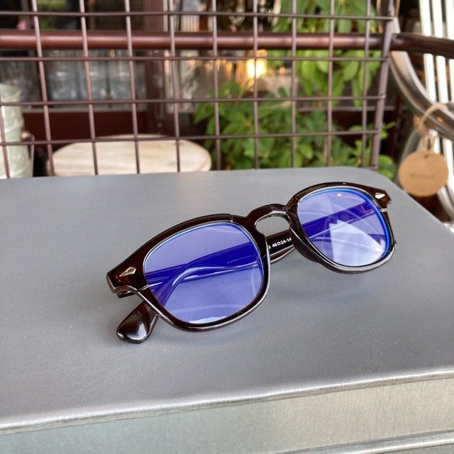 ボストンクリア眼鏡　グロスブラウン