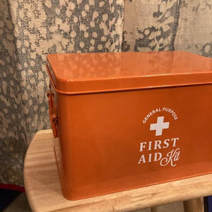 First Aid Box Orange/L
