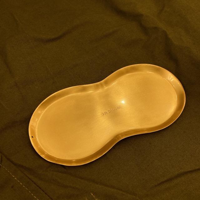 gold glasses tray