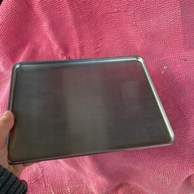 Stainless steel tray, size L