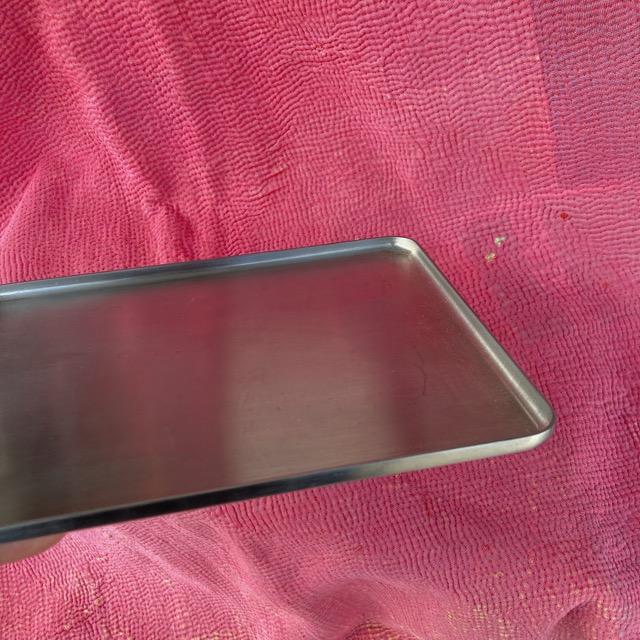 Stainless steel tray, size L