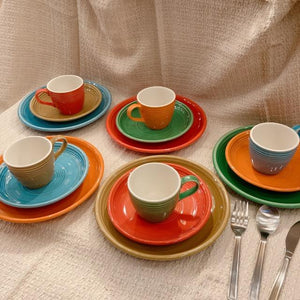Retro Diner Cake Plate 5 Colors