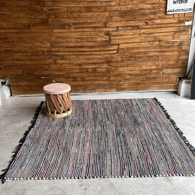 マルチレザーミックスラグ 　190×190cm　ORCHARD/201200703