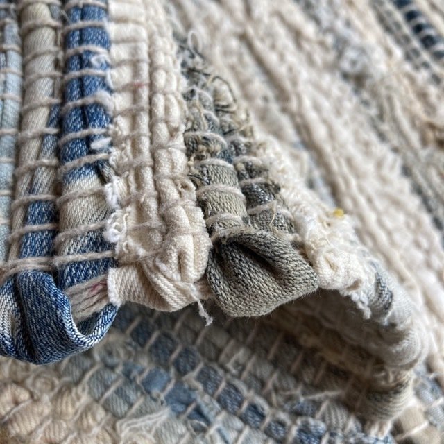 White denim rug 190×240cm LOS/201200689