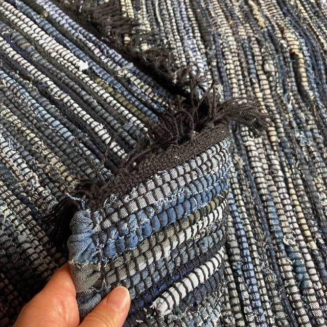 ブルーデニムラグ 　190×190cm　LOS/201200693