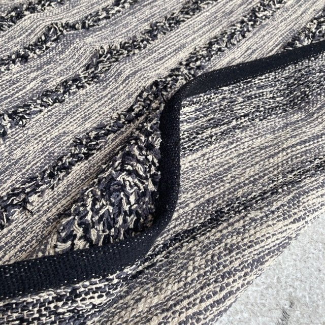 Shaggy border rug 190×190cm RECTOR/201200711