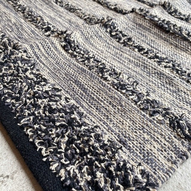 Shaggy border rug 190×190cm RECTOR/201200711