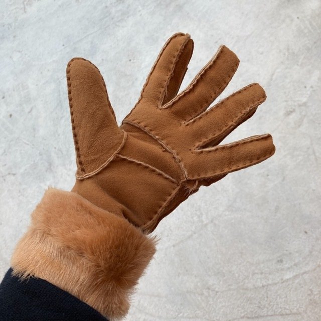 Brown Sheepskin Gloves