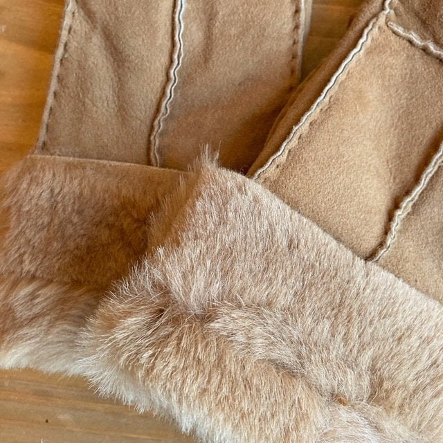 Brown Sheepskin Gloves