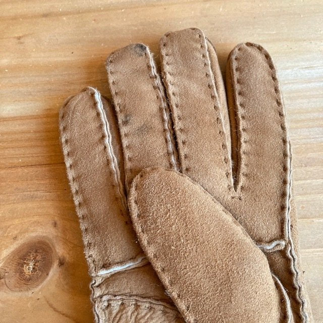 Brown Sheepskin Gloves