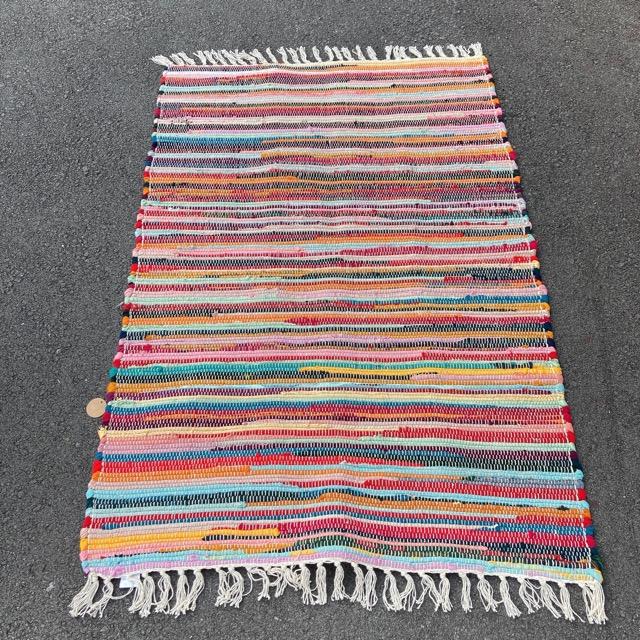 Mixed color chindi rug mat 90×140