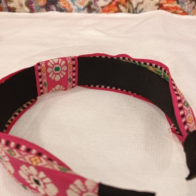 チロリアンテープカチューシャ　ピンク