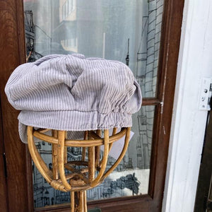 TOPANGA Accessory Corduroy Newsboy Cap, Grey