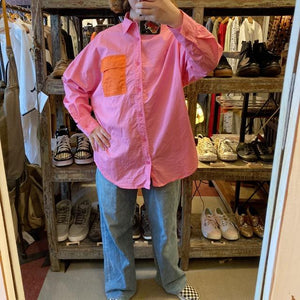 TOPANGA Lady's 　ビッグピンクシャツ