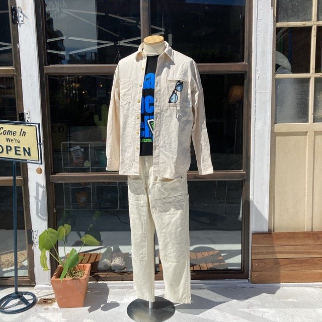 Topanga Men's White Denim Baker Pants