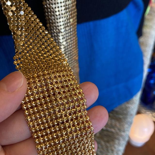 TOPANGA Accessory Metal Lariat Available in 2 colors: Gold and Rainbow