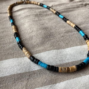 TOPANGA Accessory Bohemian Necklace Brown Mix