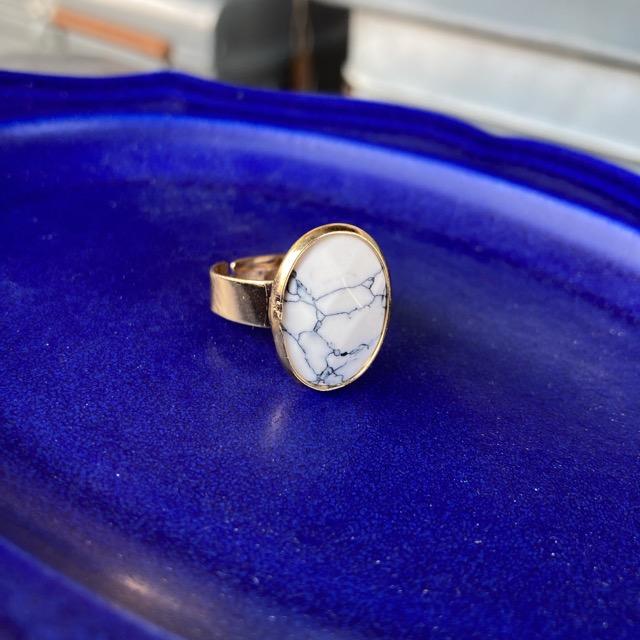 TOPANGA Accessories White Türkiye Ring